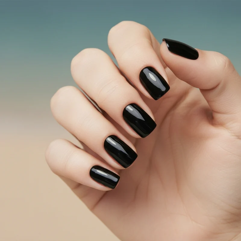 Black Nail Gel Strips - Image 4