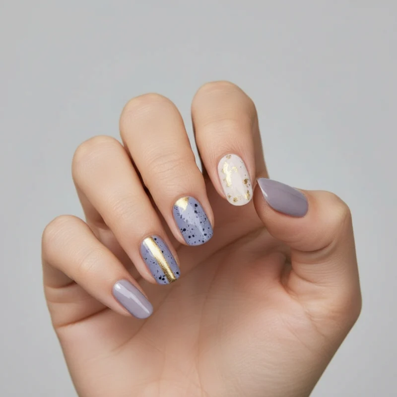 Candy Gold Nail Gel Strips - Image 6