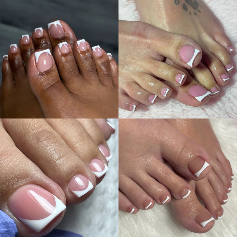 French Toenails Tips | 150pc Box - Image 3