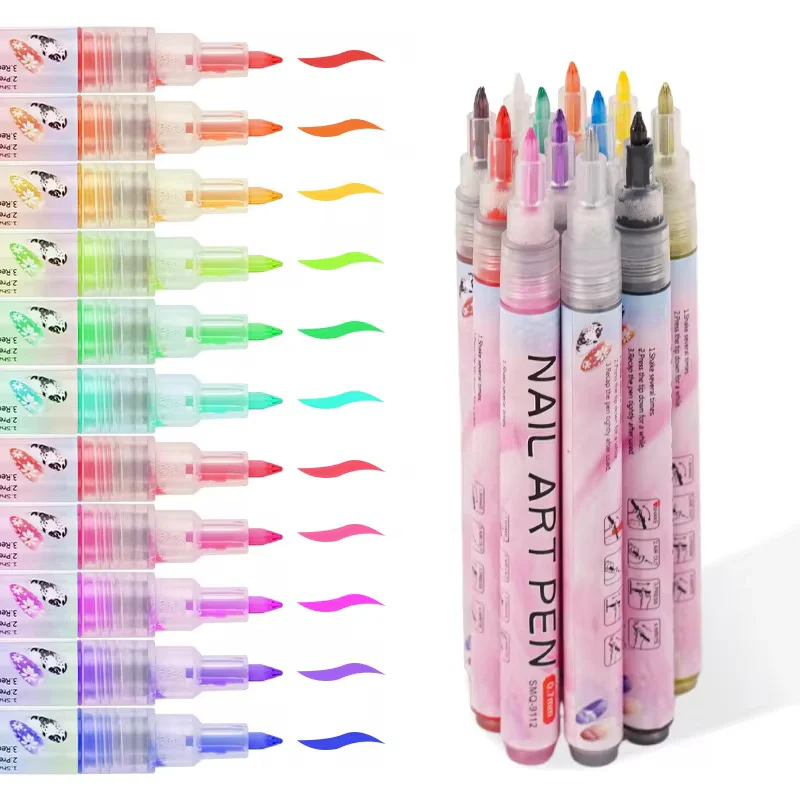 Nails Art Pen (12 Pens) - Image 5