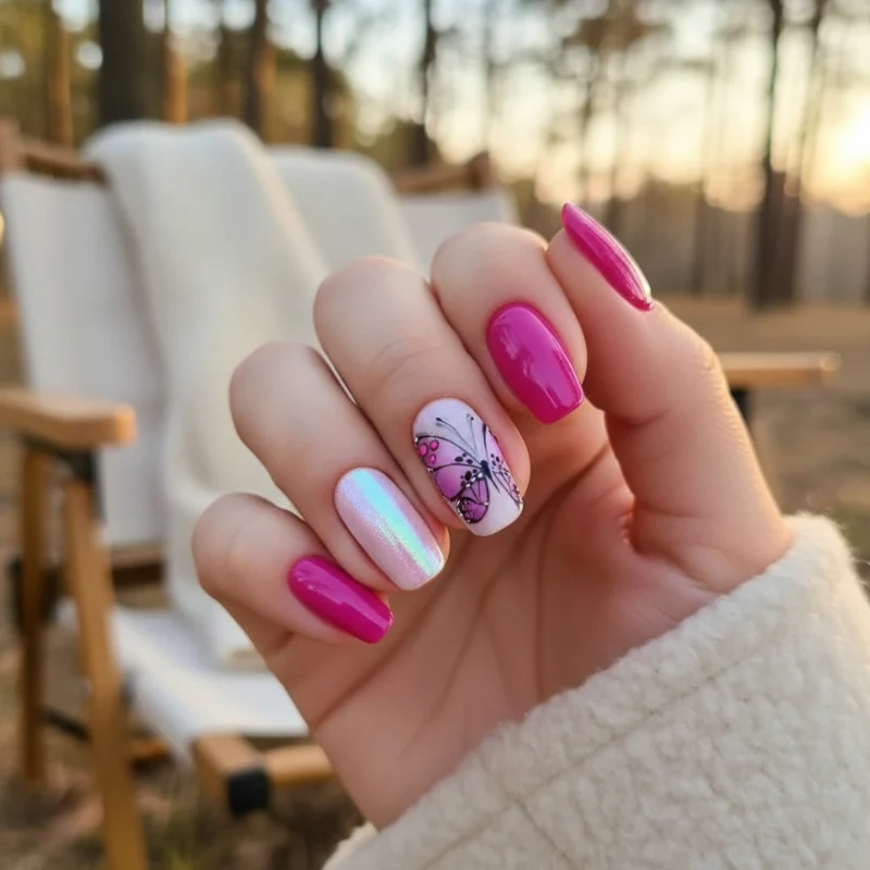 Pink Butterfly - Image 2