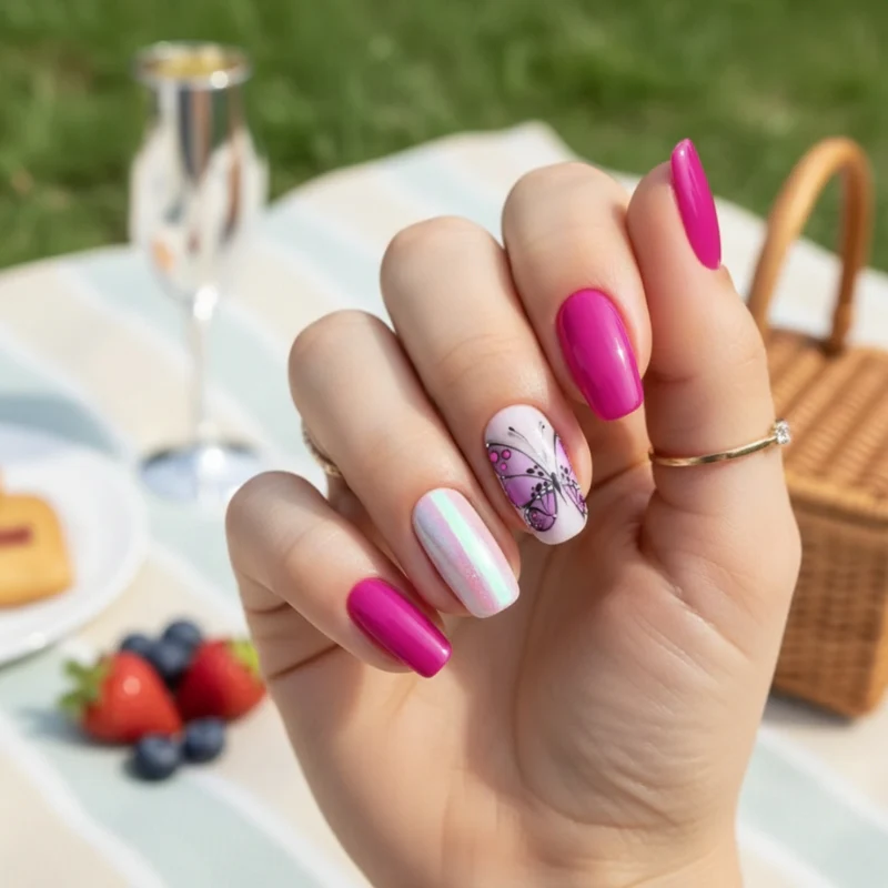 Pink Butterfly - Image 3