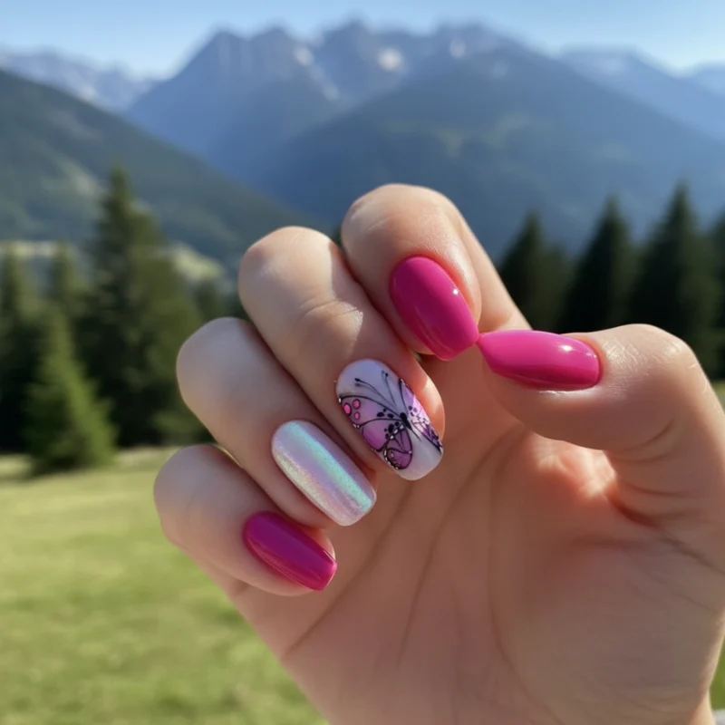 Pink Butterfly - Image 5