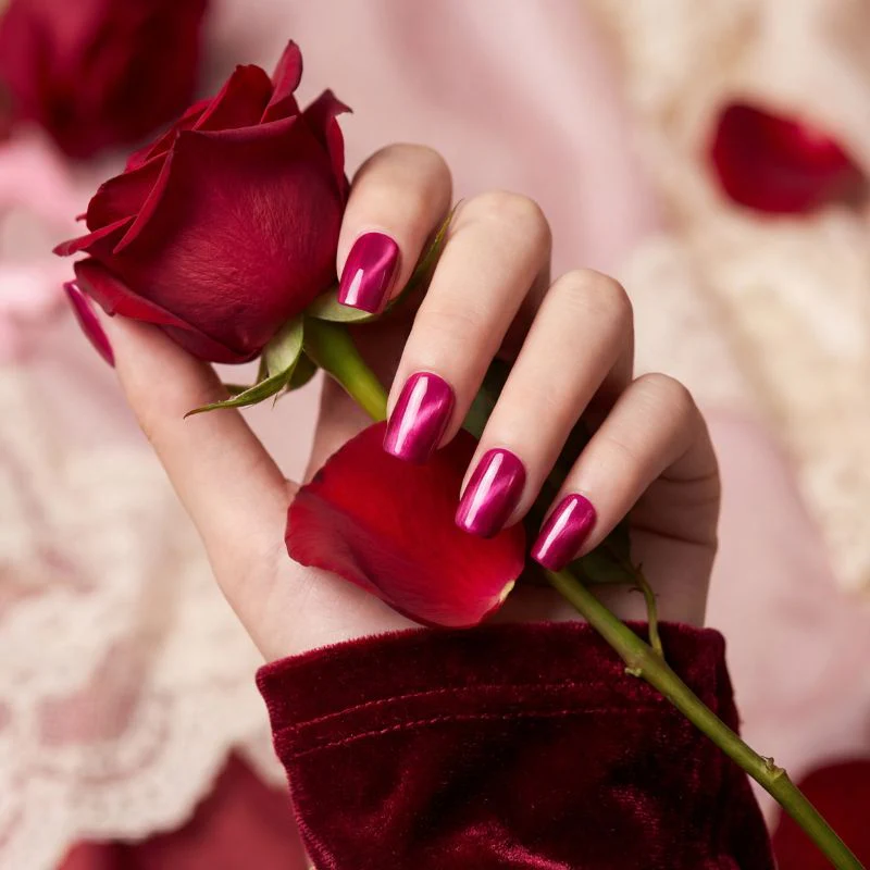 Rose Pink - Cat Eye Nails - Image 4
